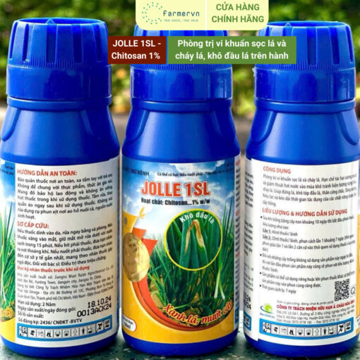 farmervn Jolle 1sl chitosan 1 dac tri vi khuan soc la chay la kho dau la tren hanh hieu qua chat luong 100ml